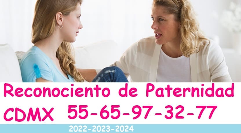 reconocimiento de paternidad cdmx 2022 2023